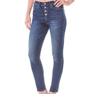 Nicole Miller High-Rise Skinny Jeans